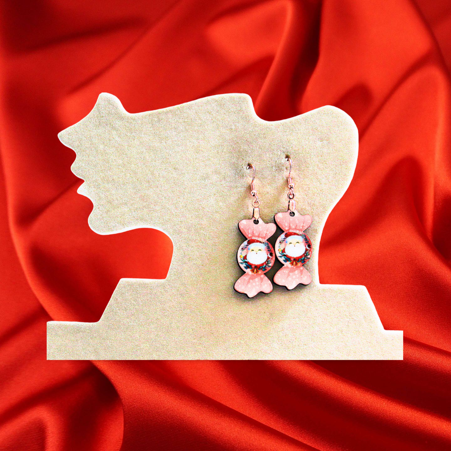 Candy Shaped Sublimated Earring