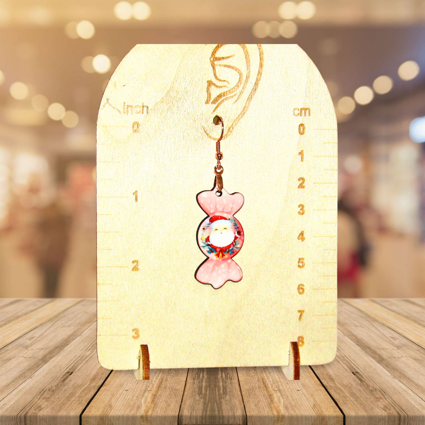 Candy Shaped Sublimated Earring