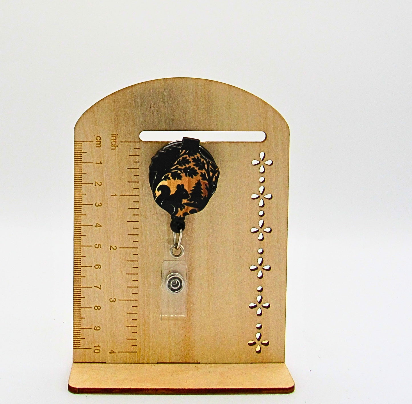 MDF-Acorn Shaped Sublimated Badge Reel