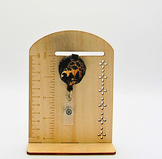 MDF-Acorn Shaped Sublimated Badge Reel