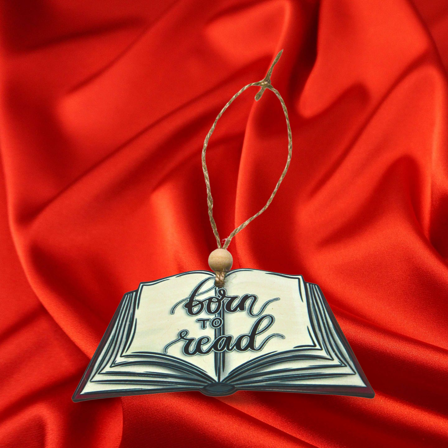 MDF-Open Book Shaped Sublimated Ornament