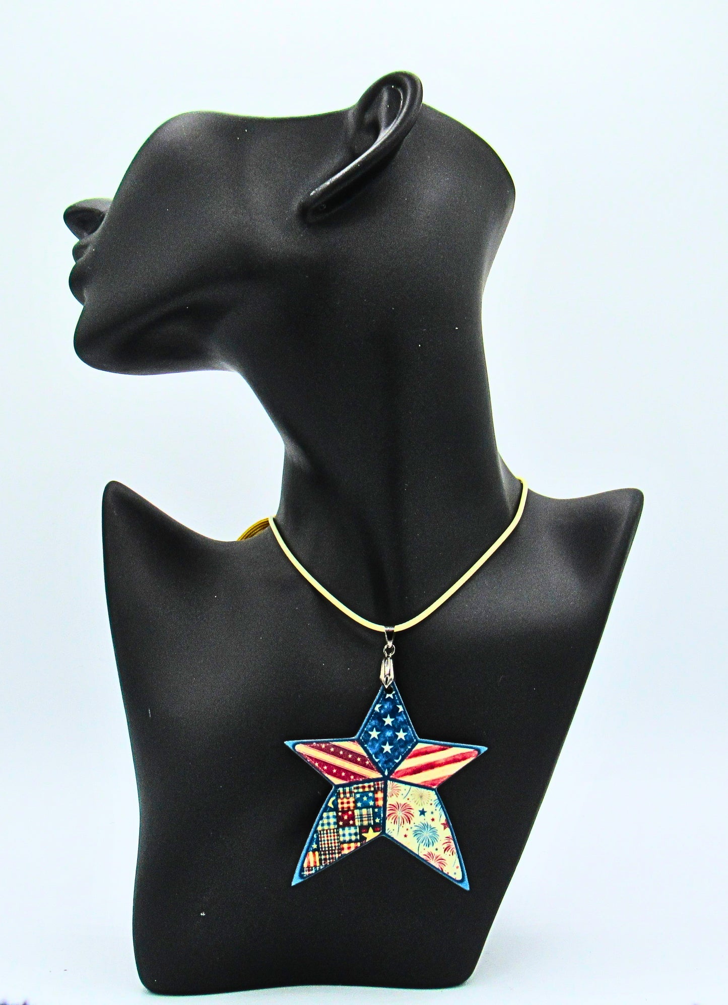 MDF-Star Shaped Sublimated Necklace 24 inch