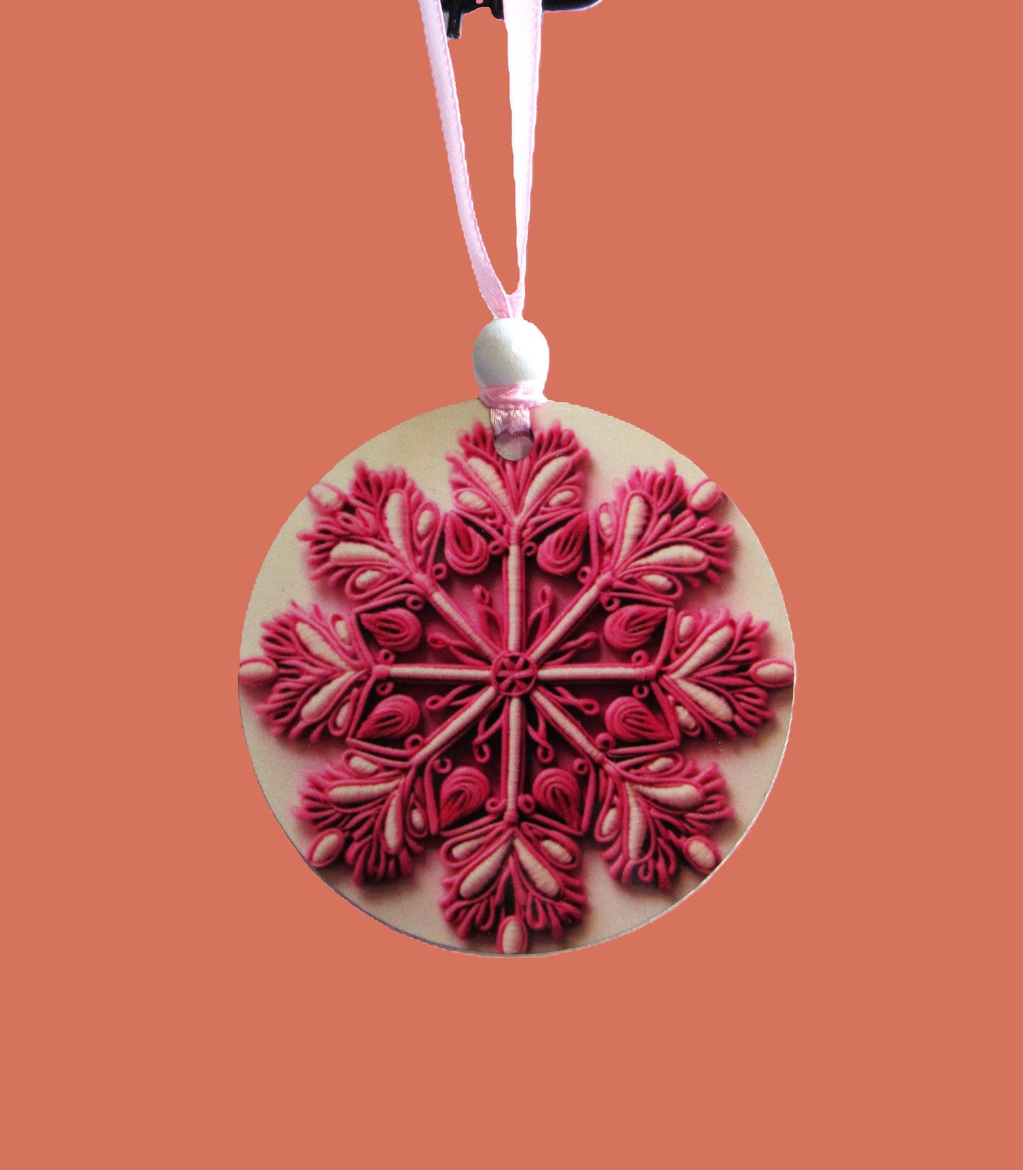 Round Shaped Sublimated Ornament