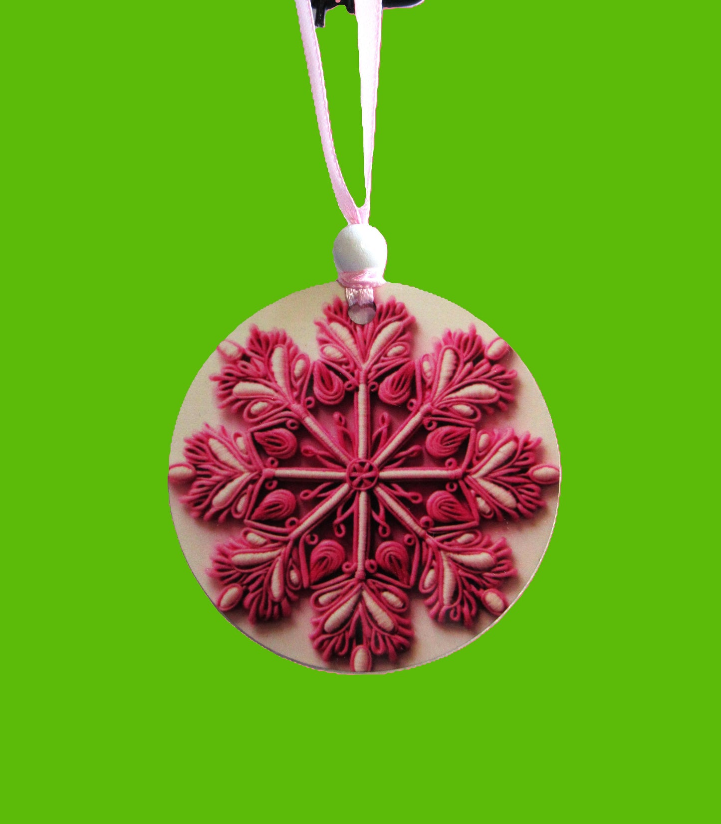 Round Shaped Sublimated Ornament