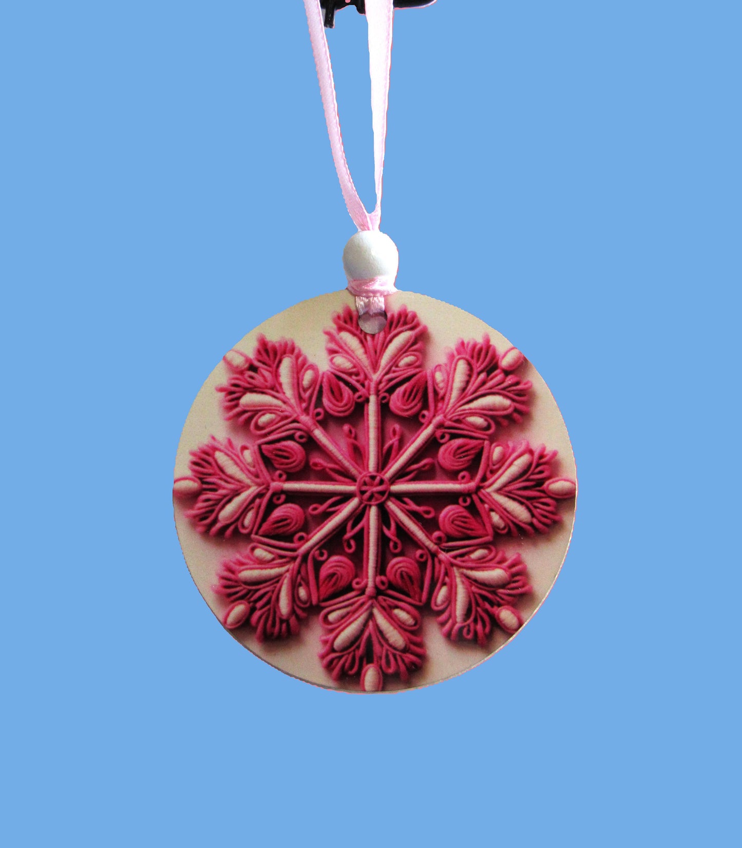 Round Shaped Sublimated Ornament