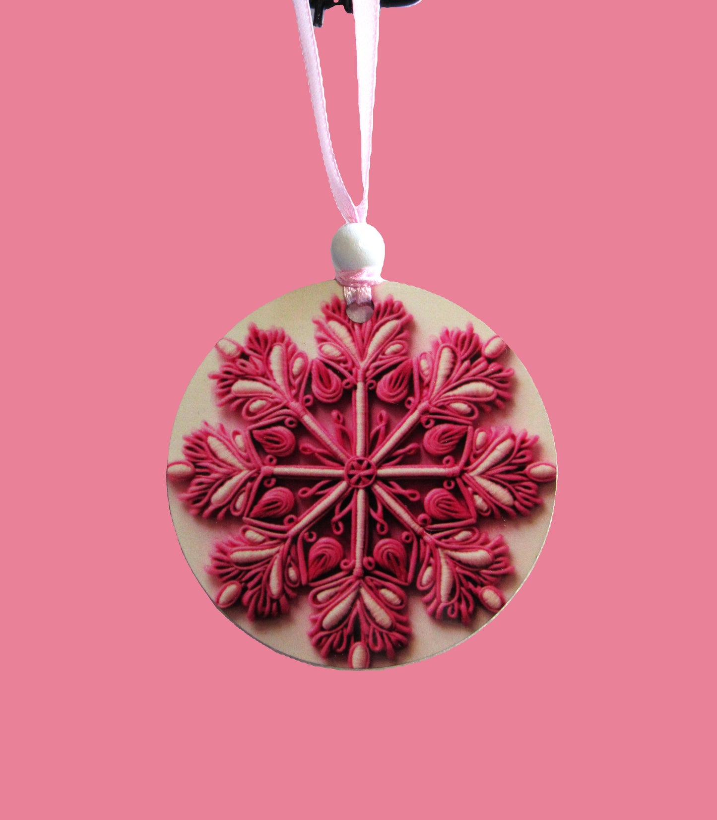 Round Shaped Sublimated Ornament