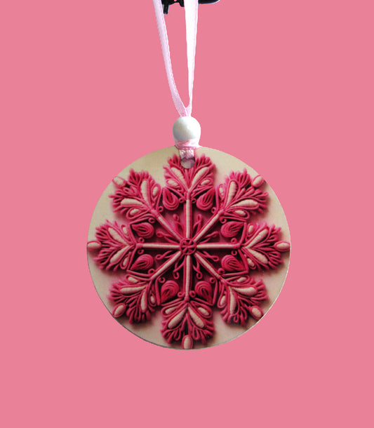 Round Shaped Sublimated Ornament