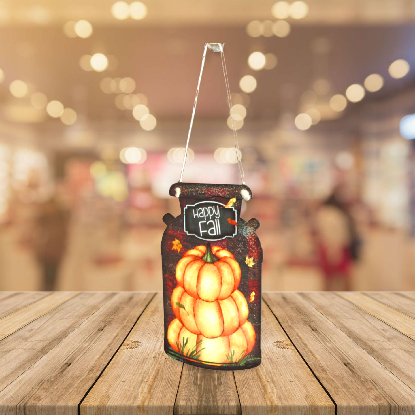 Milk Can Shaped Sublimated Door Hanger