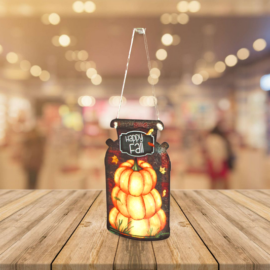 Milk Can Shaped Sublimated Door Hanger