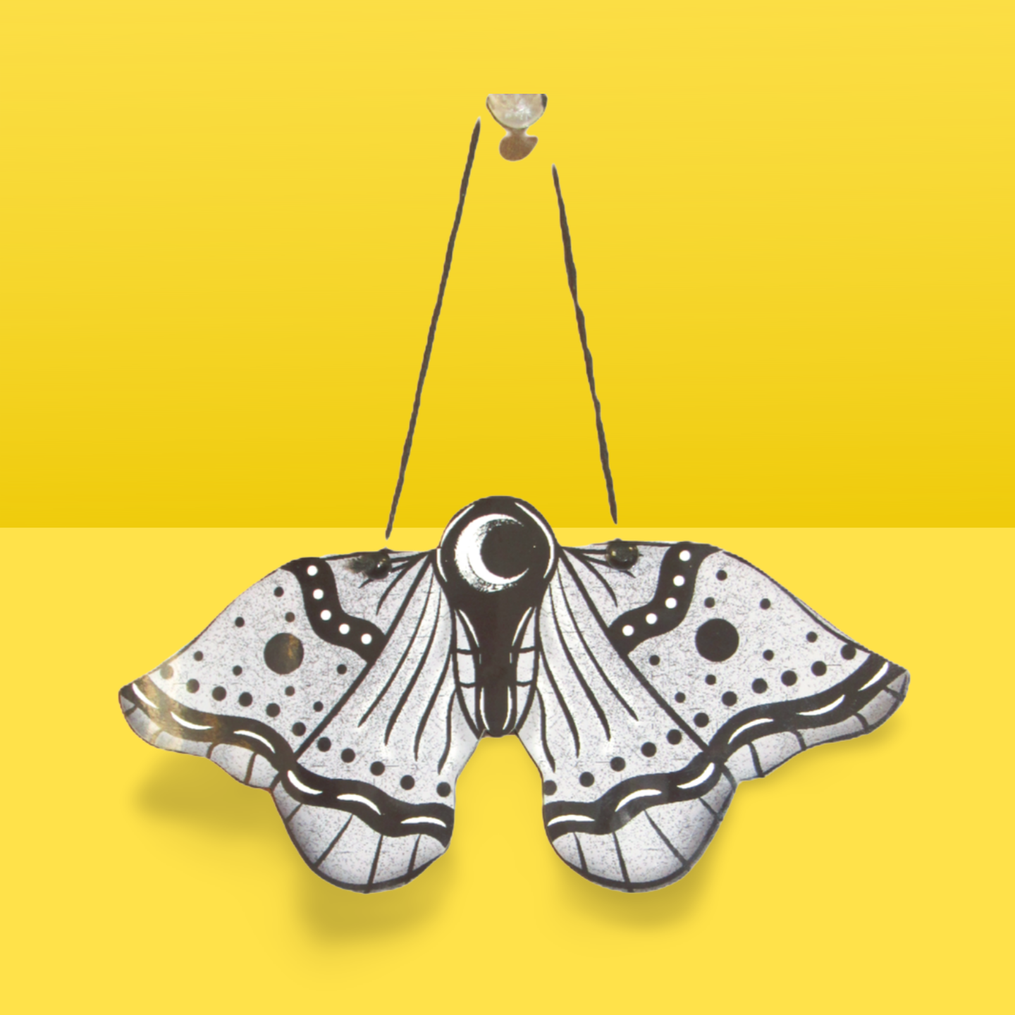 Moth Shaped Sublimated Door Hanger