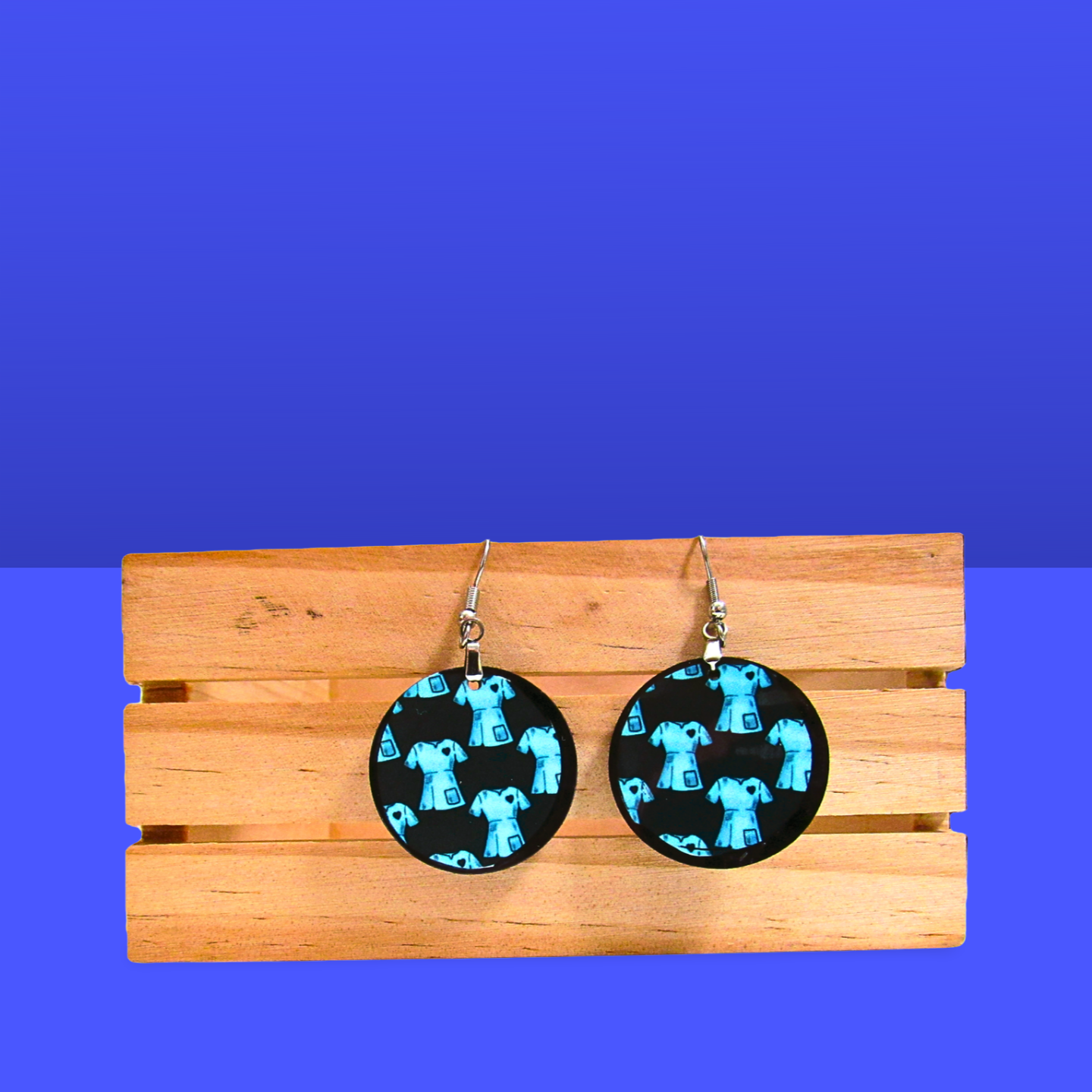 Round Shaped Sublimated 1 inch Earring