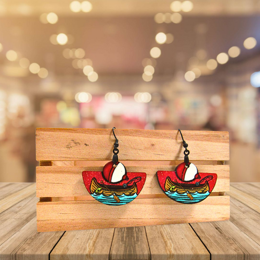 Boho Rounded Sublimated Earring