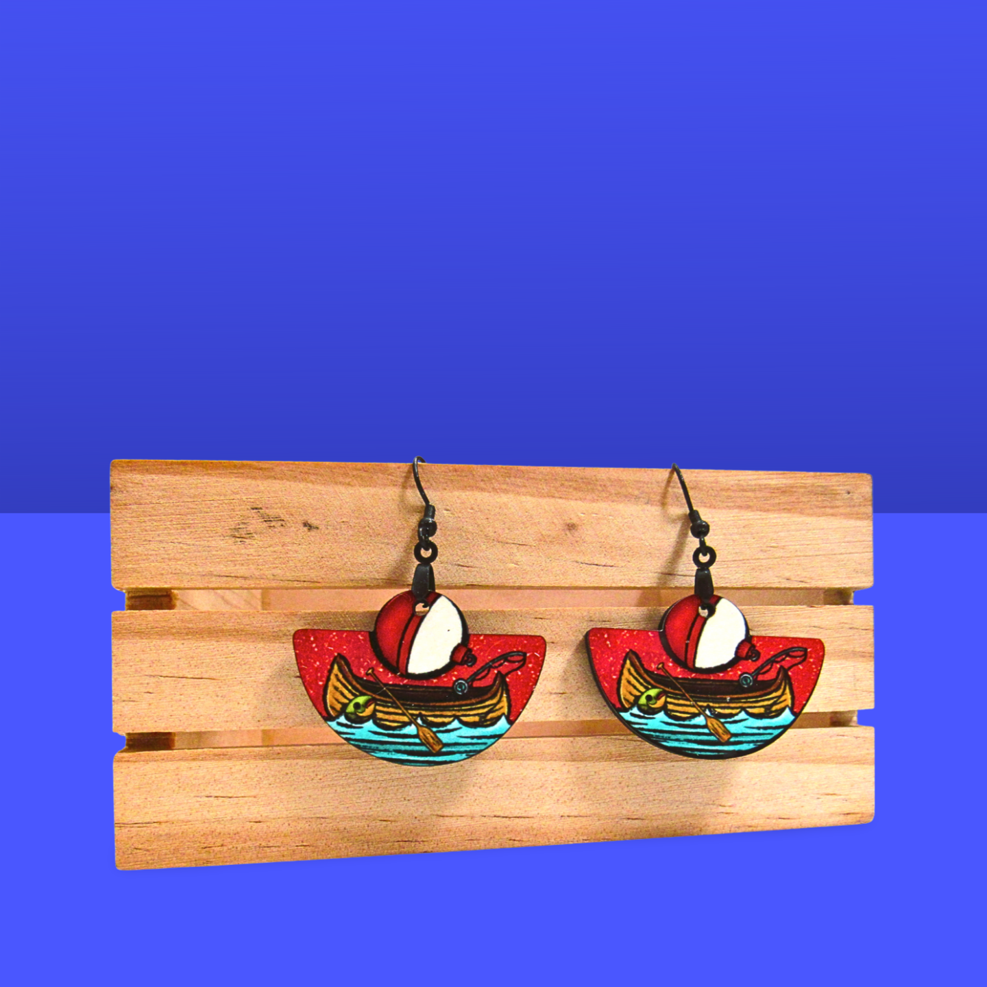 Boho Rounded Sublimated Earring