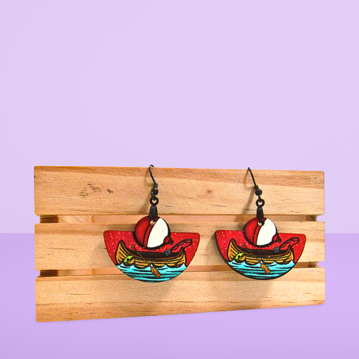 Boho Rounded Sublimated Earring