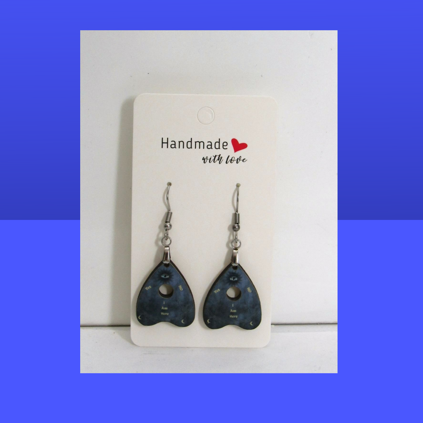 Planchette Shaped Sublimated Earring 1 inch