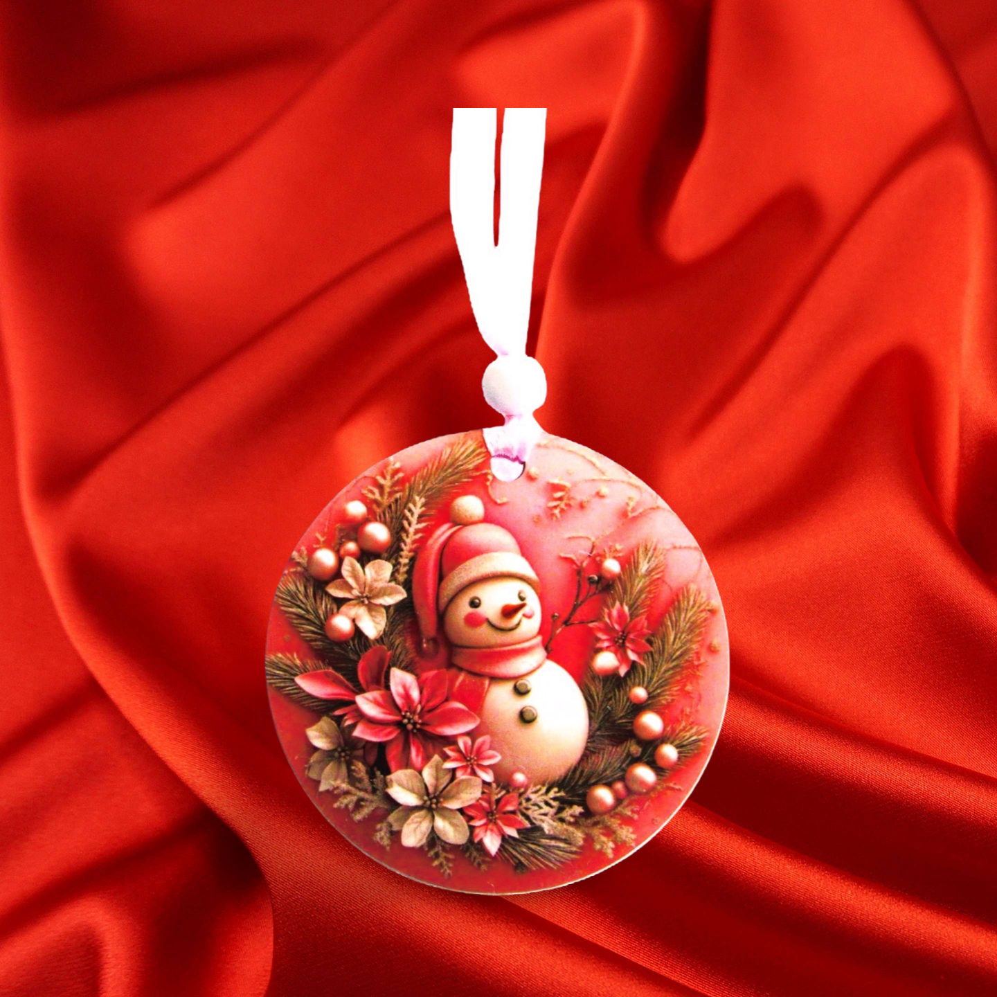 Round Shaped Sublimated Ornament