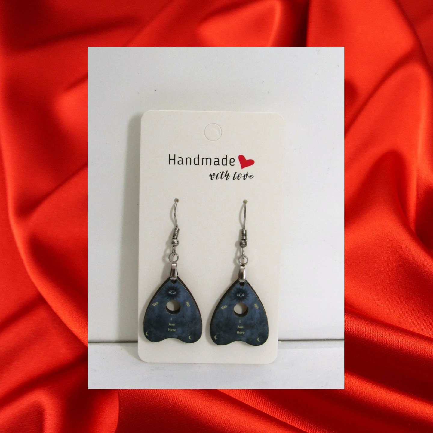 Planchette Shaped Sublimated Earring 1 inch