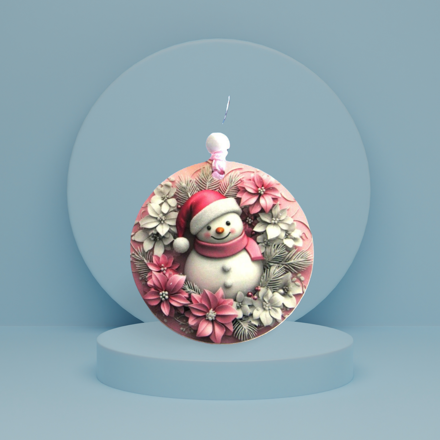 Round Shaped Sublimated Ornament
