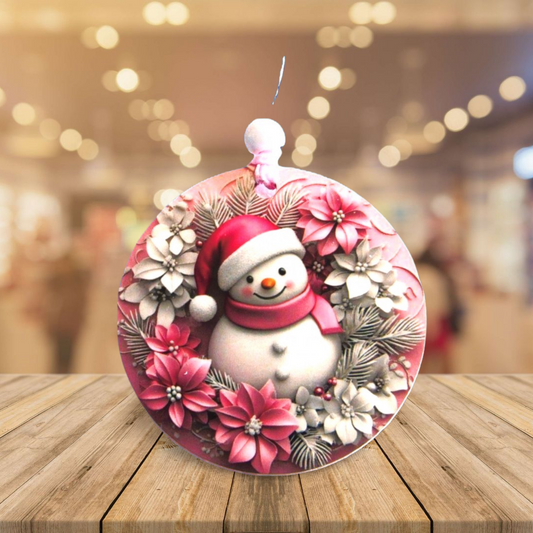 Round Shaped Sublimated Ornament