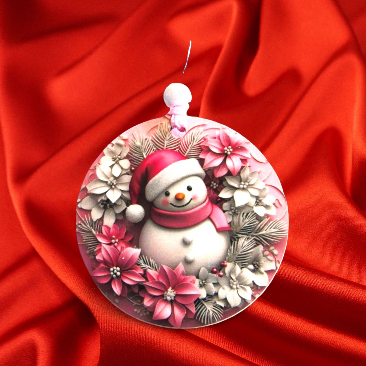 Round Shaped Sublimated Ornament