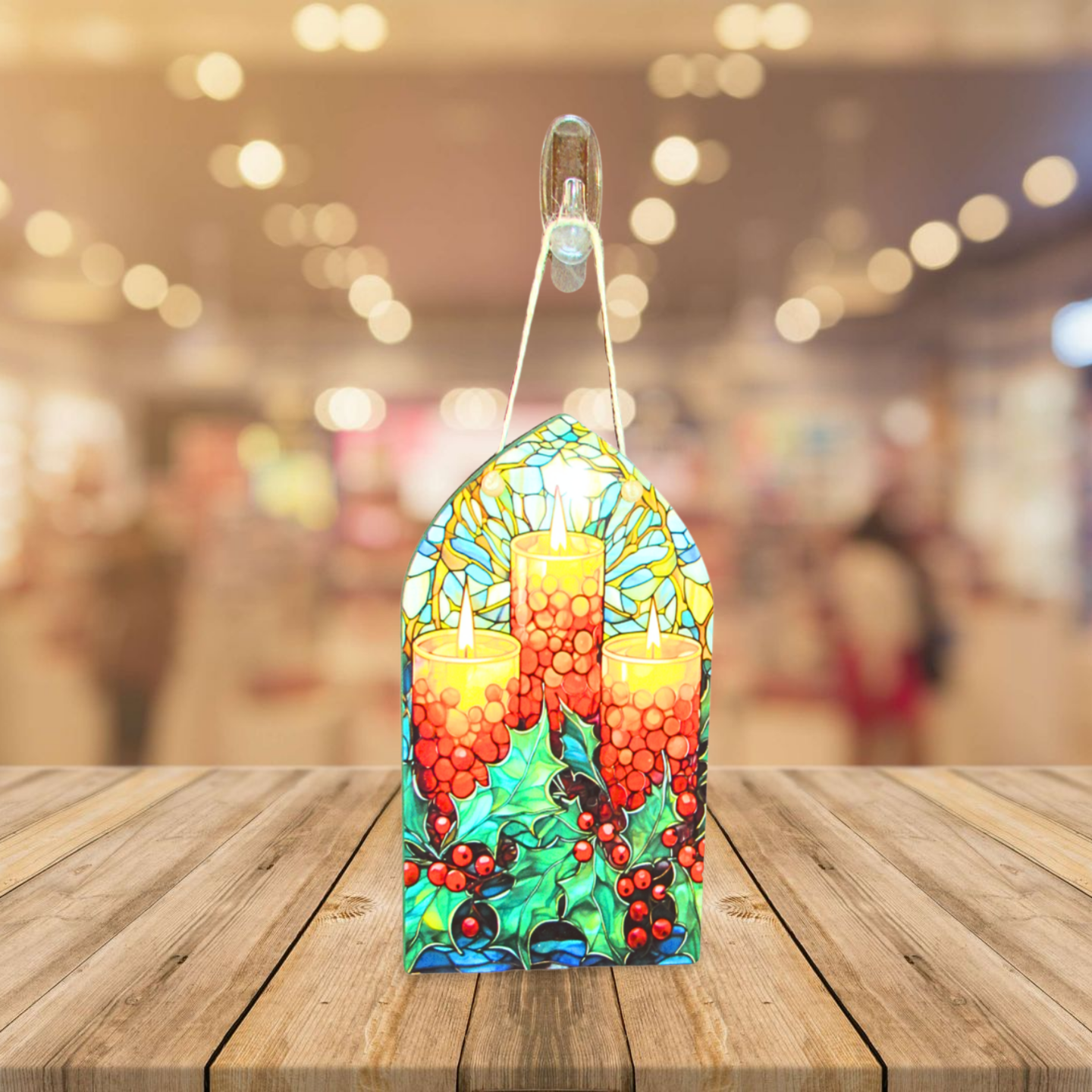 Church Window Shaped Sublimated Door Hanger