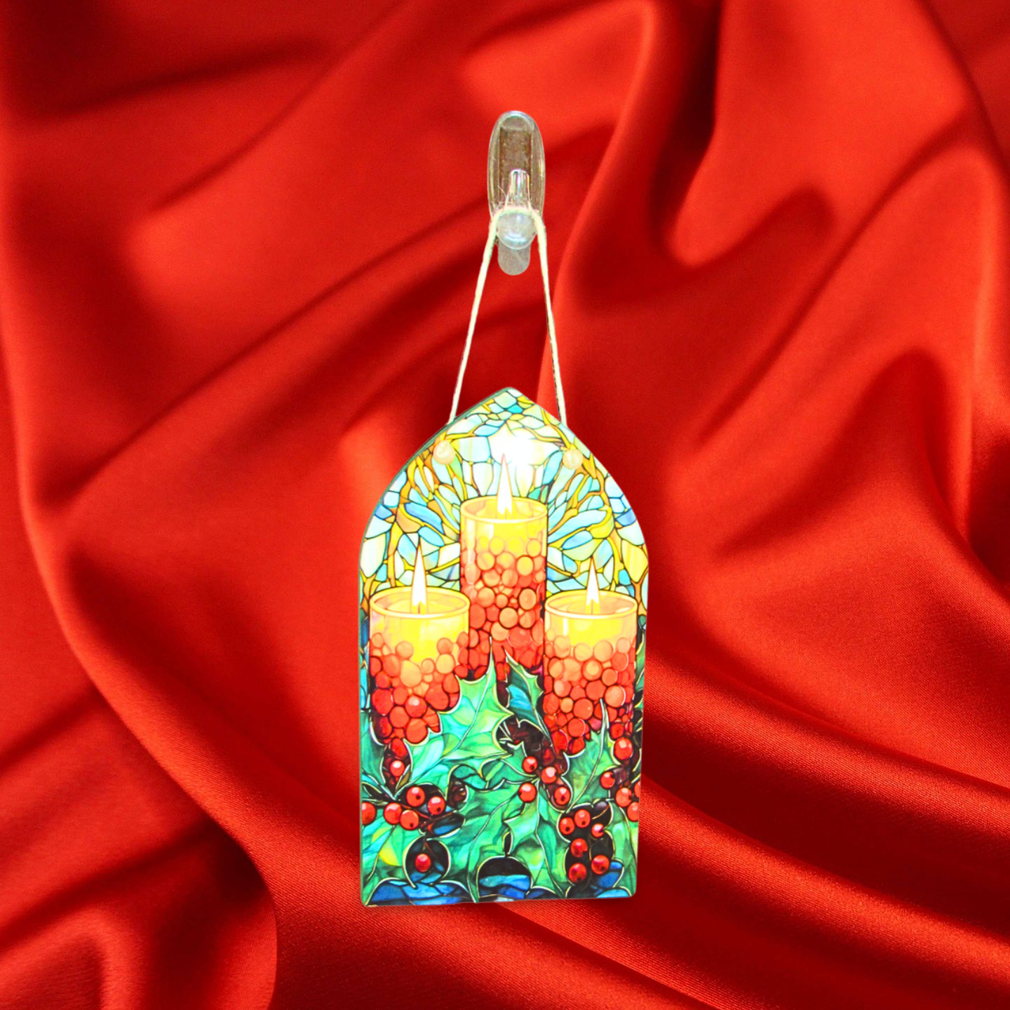 Church Window Shaped Sublimated Door Hanger