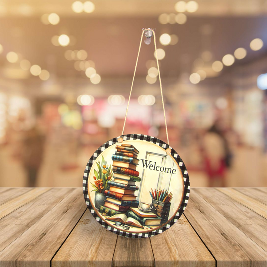 Round Shaped Sublimated Door Hanger