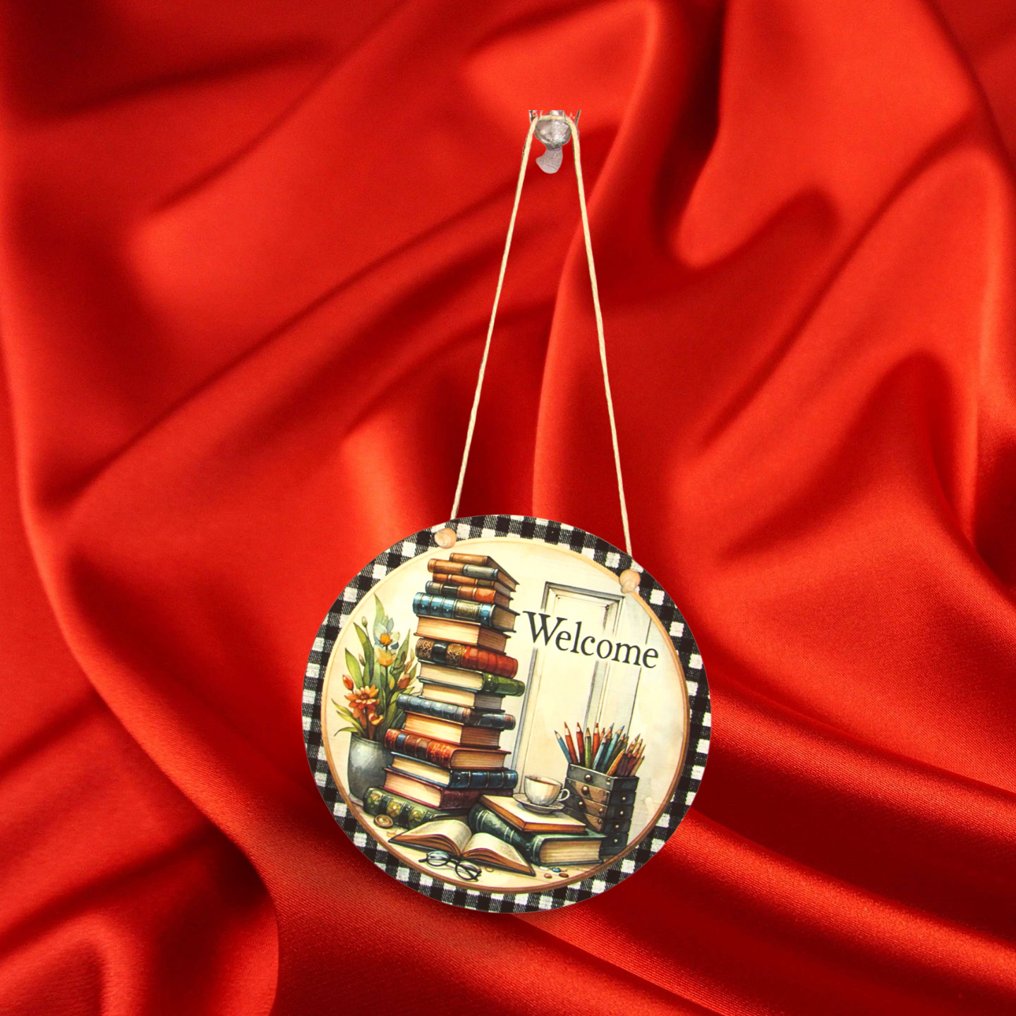 Round Shaped Sublimated Door Hanger