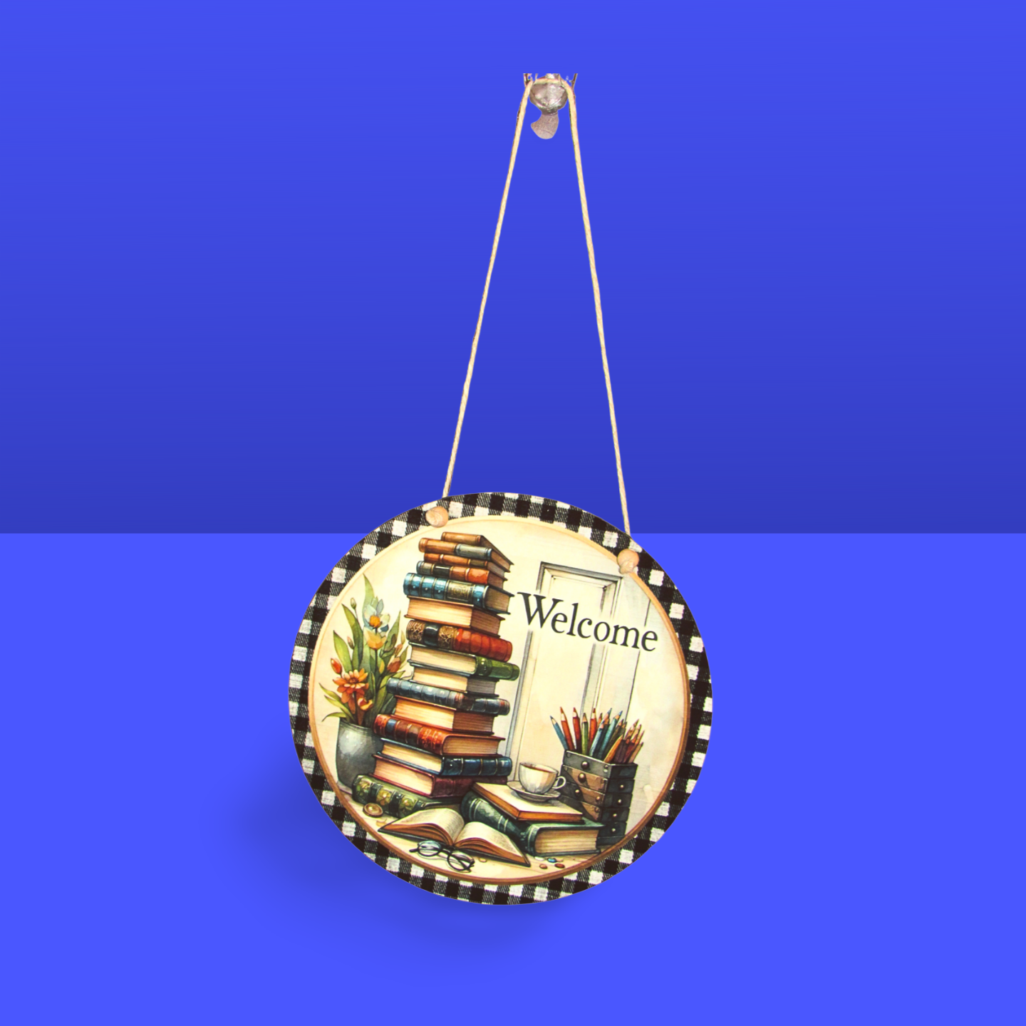 Round Shaped Sublimated Door Hanger