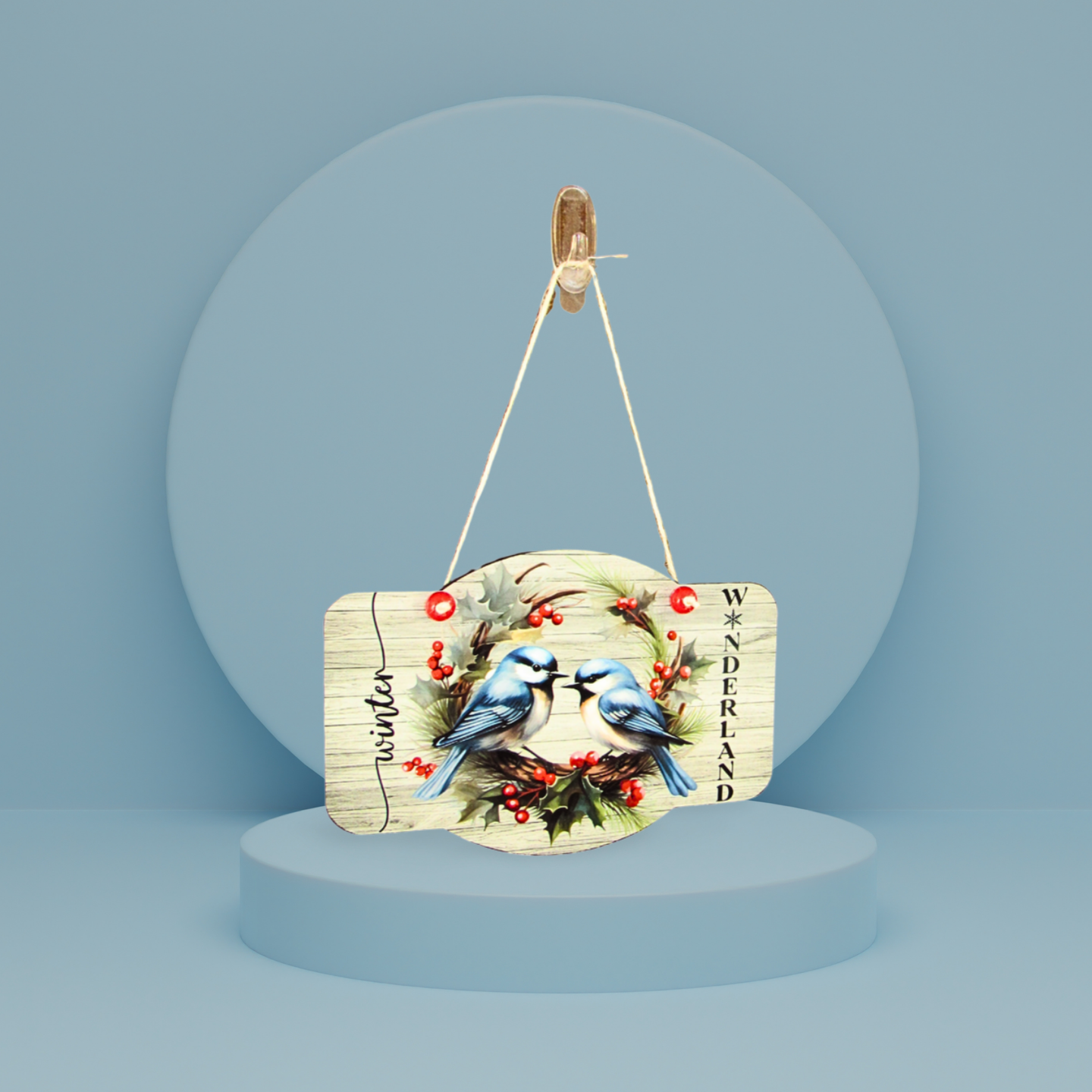 Plaque Shaped Sublimated Door Hanger