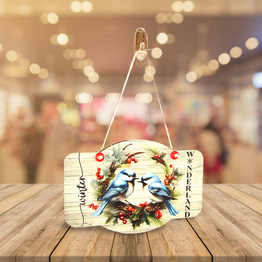 Plaque Shaped Sublimated Door Hanger