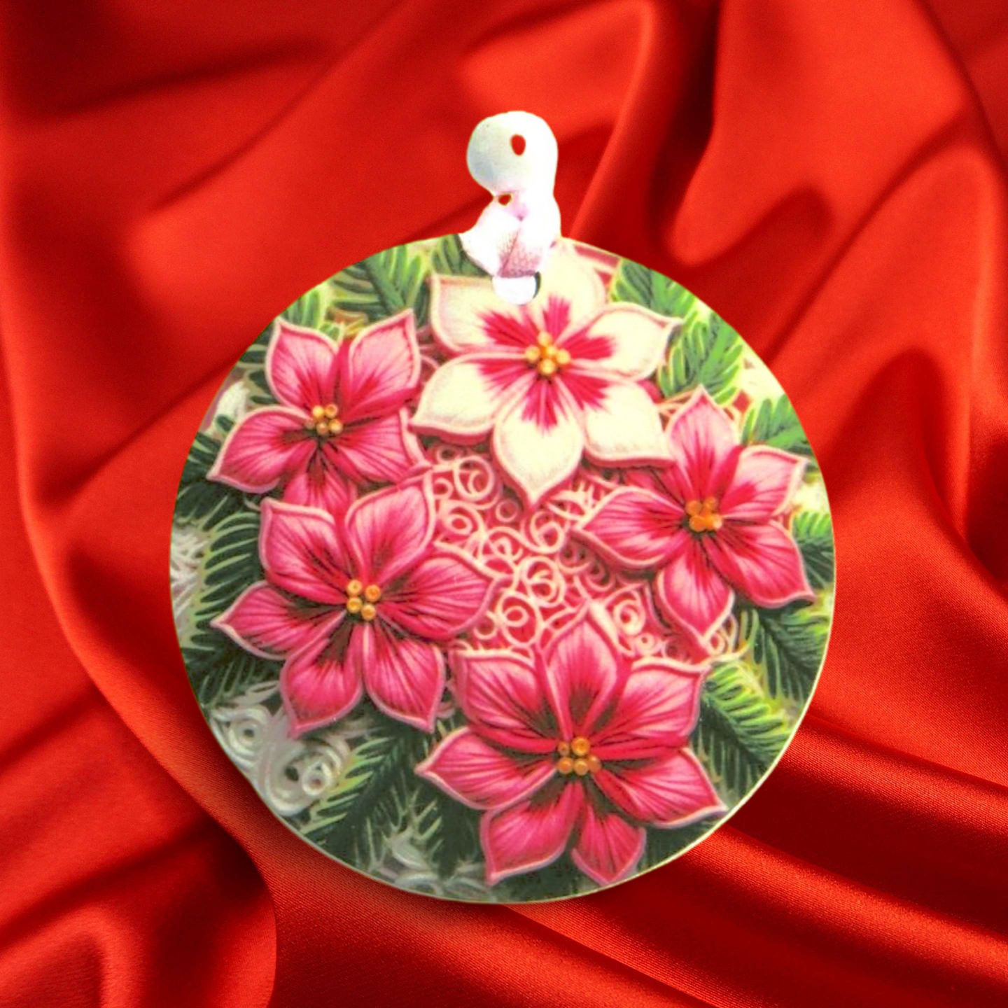 Round Shaped Sublimated Ornament