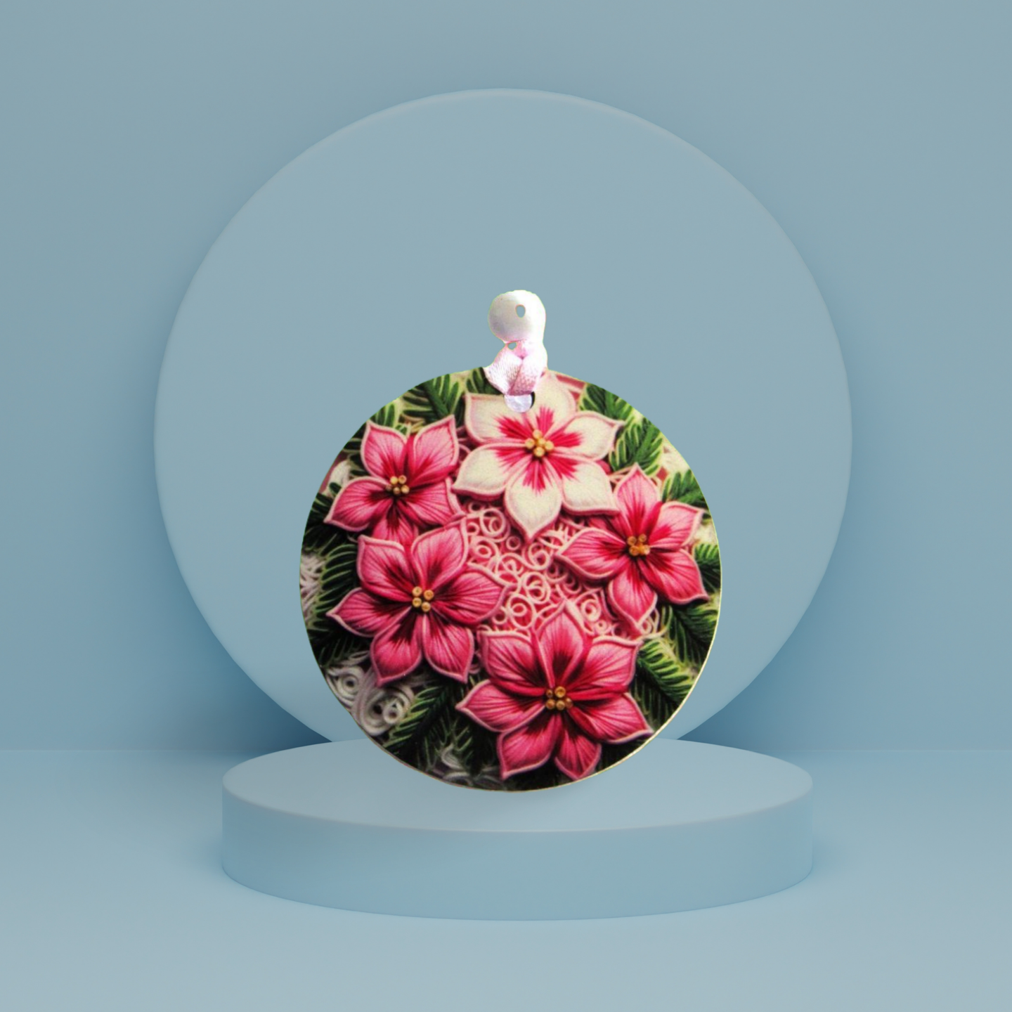 Round Shaped Sublimated Ornament
