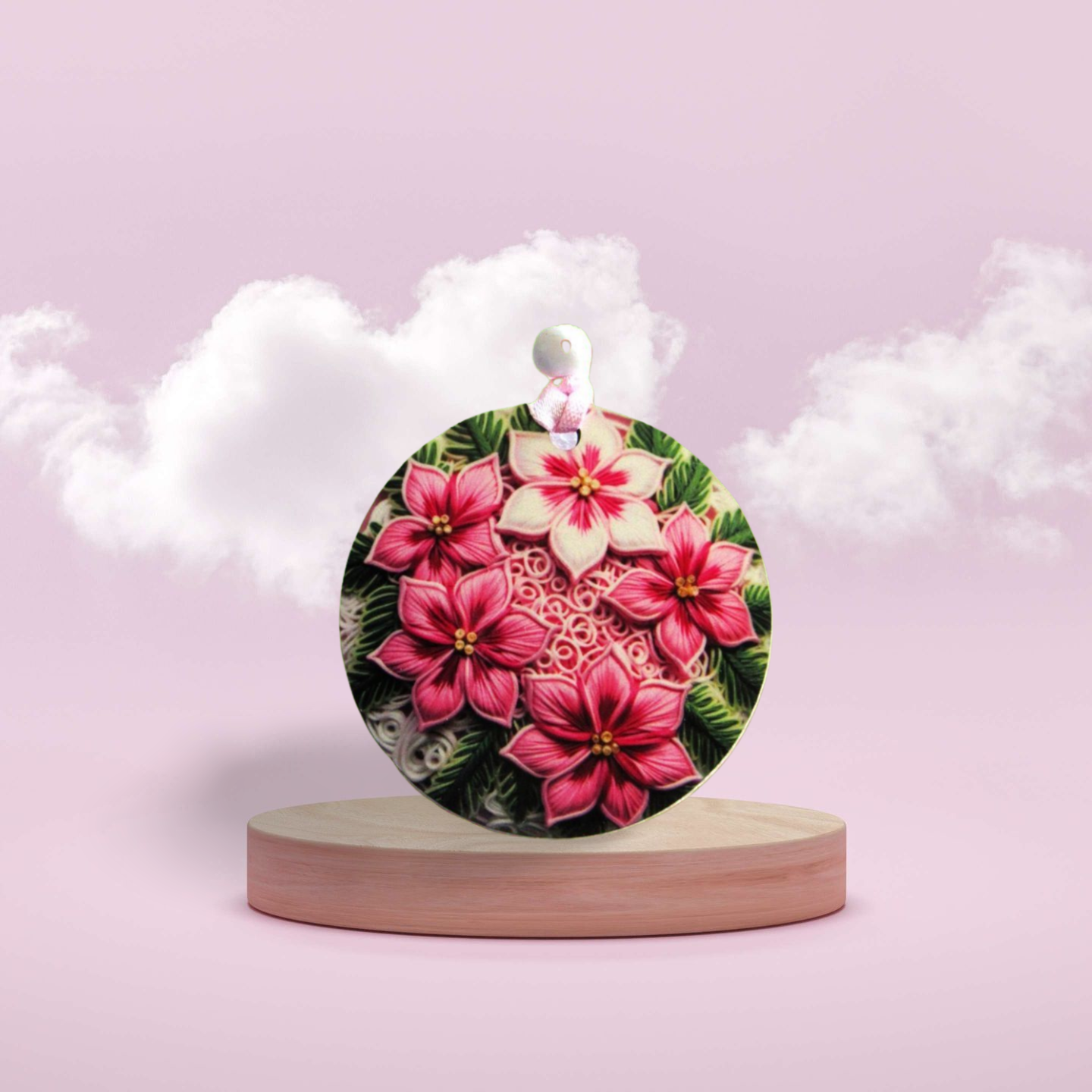 Round Shaped Sublimated Ornament