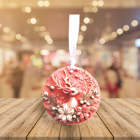 Round Shaped Sublimated Ornament