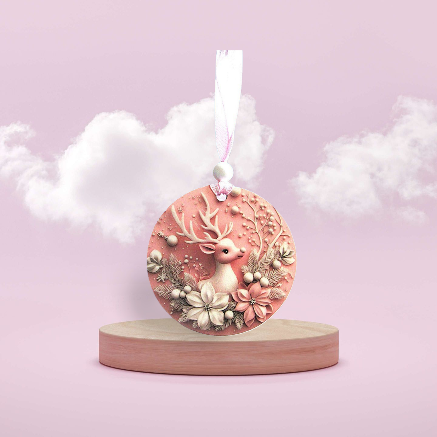 Round Shaped Sublimated Ornament