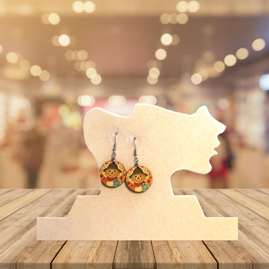 Round Shaped Sublimated 1 inch Earrings