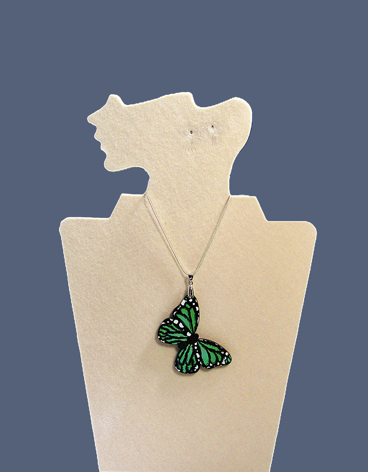 Butterfly Shaped Sublimated Necklace