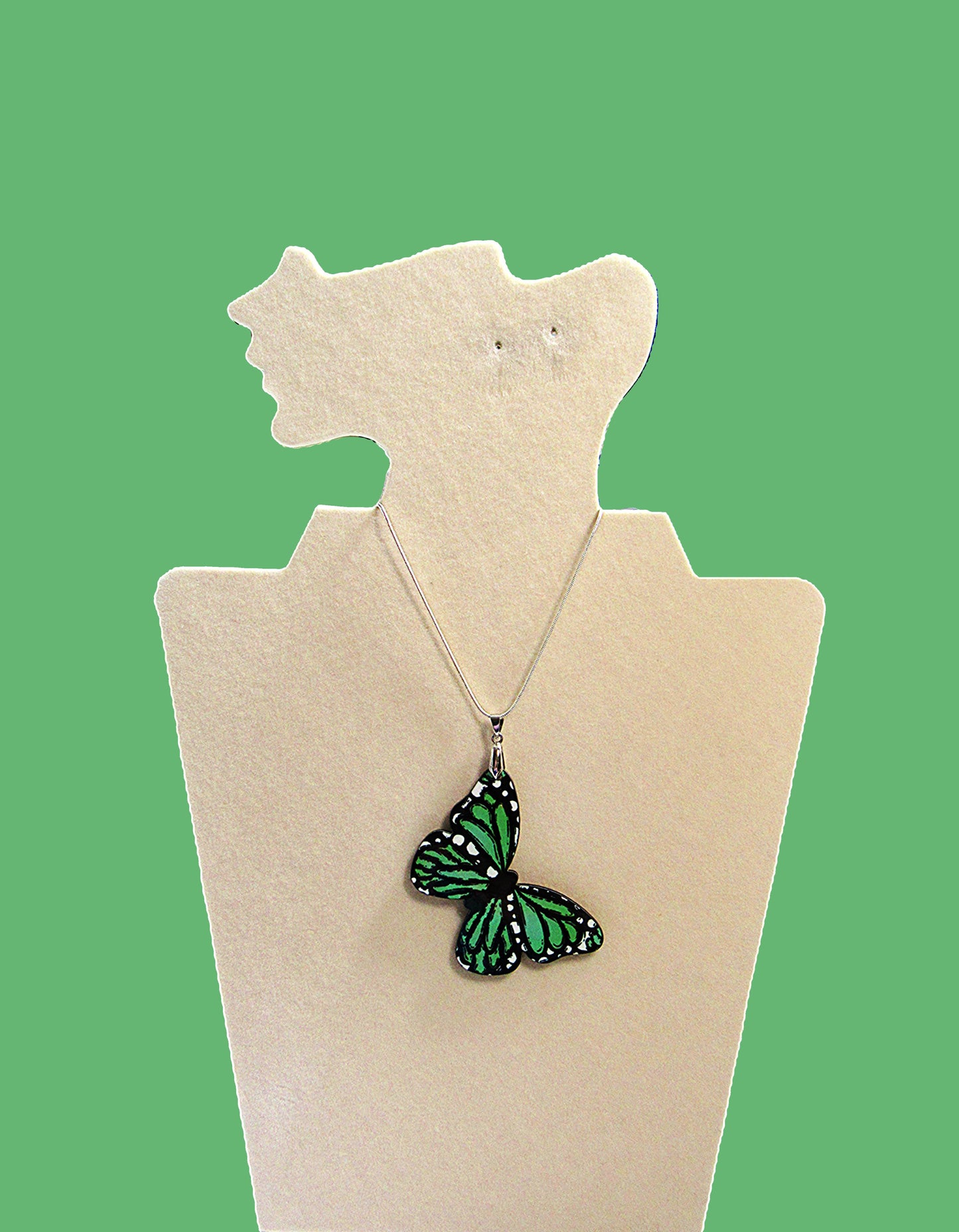 Butterfly Shaped Sublimated Necklace