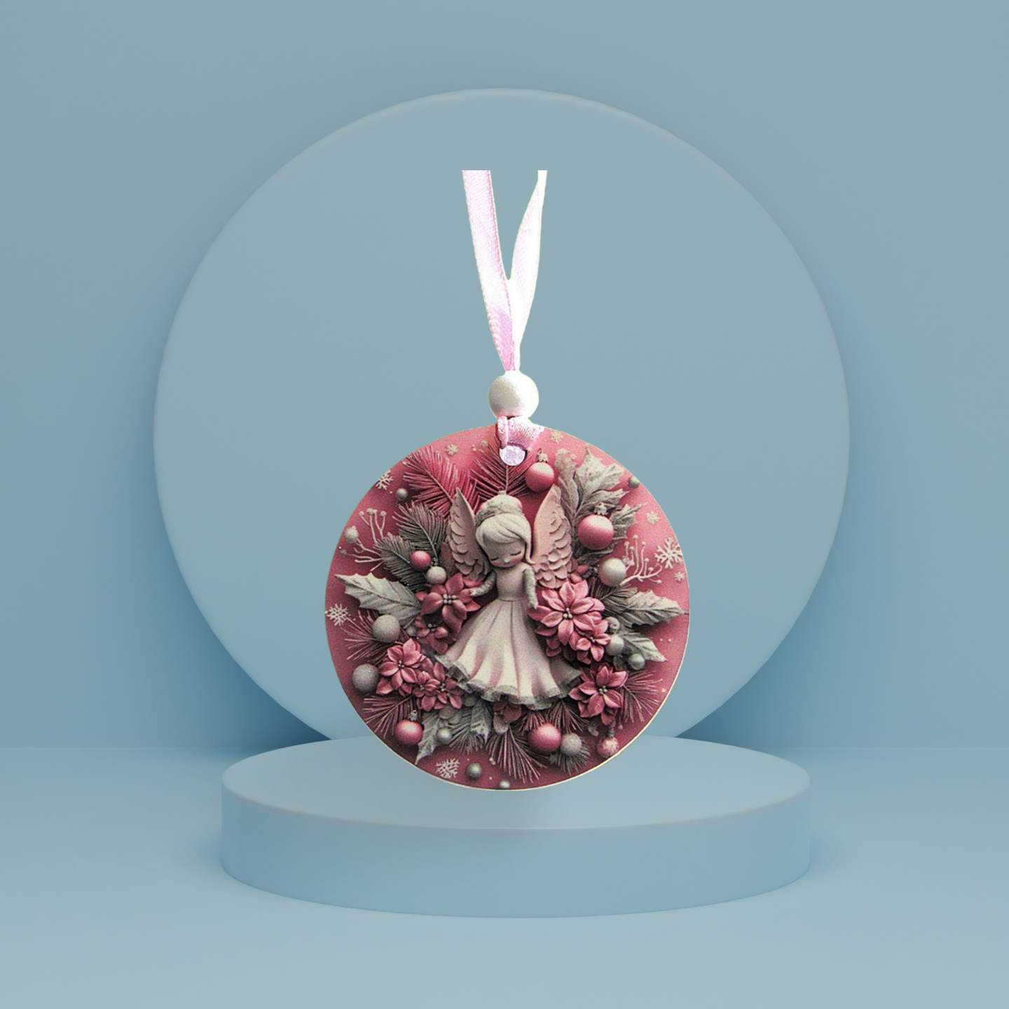 Round Shaped Sublimated Ornament