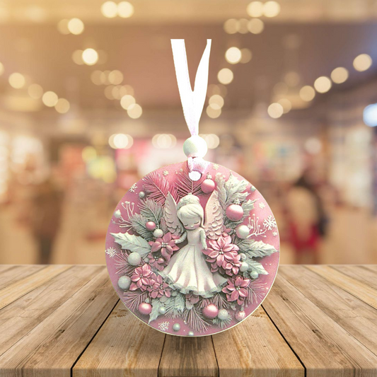 Round Shaped Sublimated Ornament