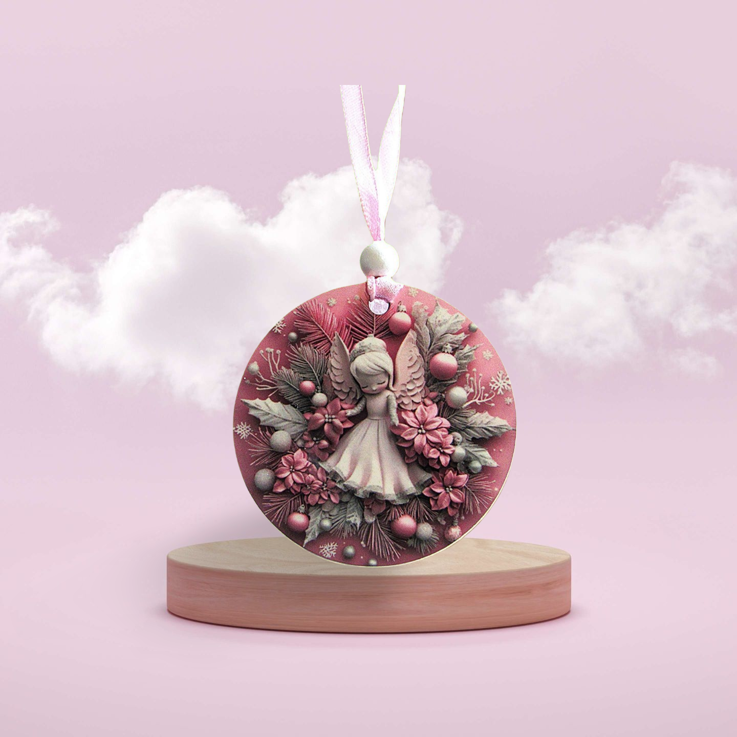 Round Shaped Sublimated Ornament