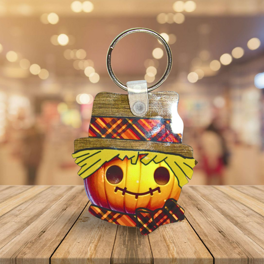 Scarecrow Head Shaped Sublimated Keychain