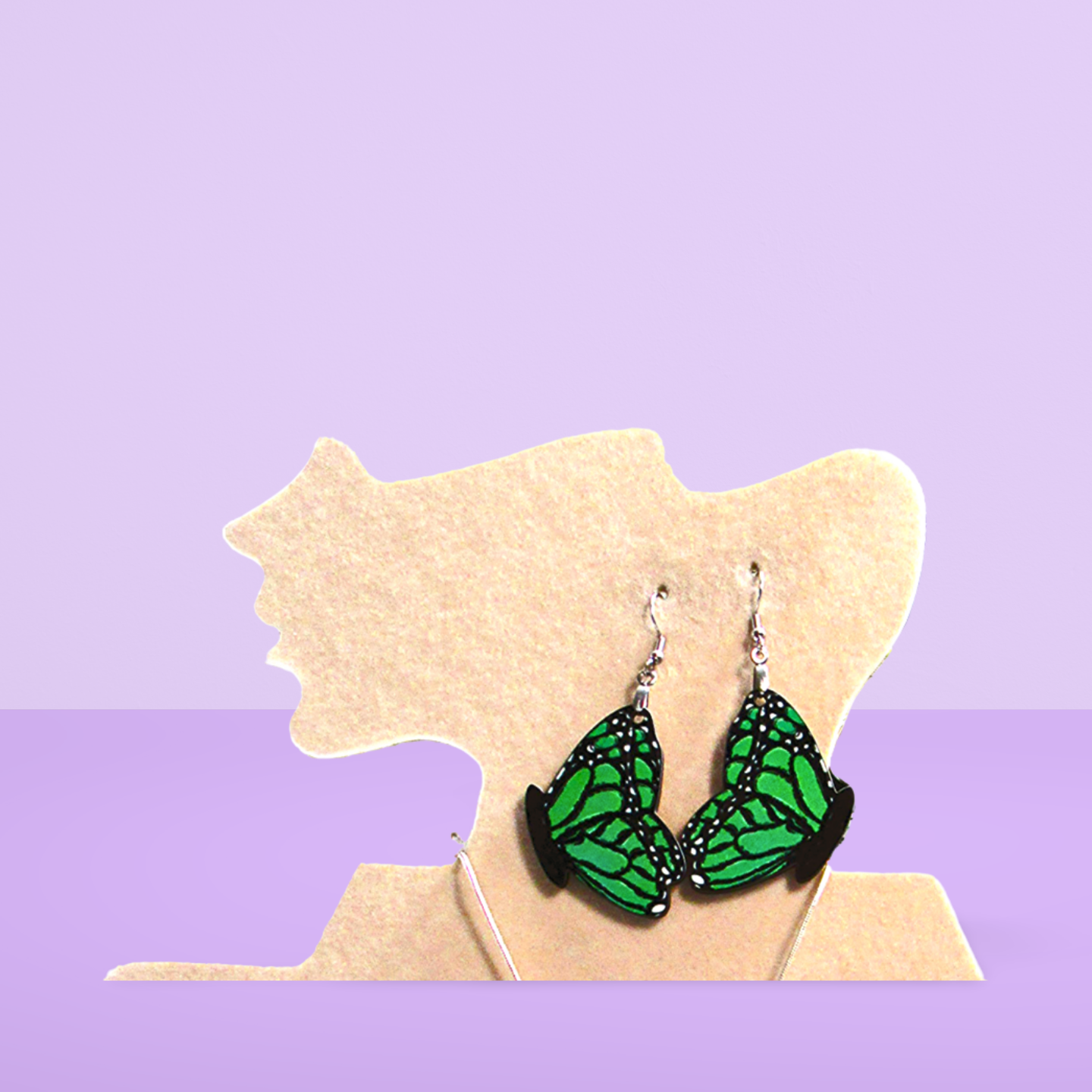 Butterfly Shaped Sublimated Earrings