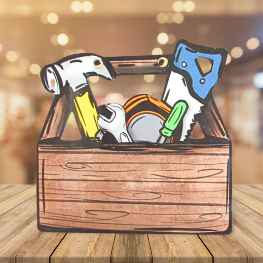 Toolbox Shaped Sublimated Door Hanger