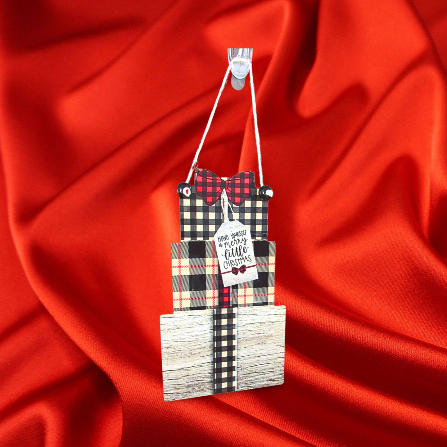 Stacked Gift Shaped Sublimated Door Hanger