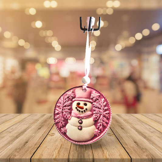 Round Shaped Sublimated Ornament