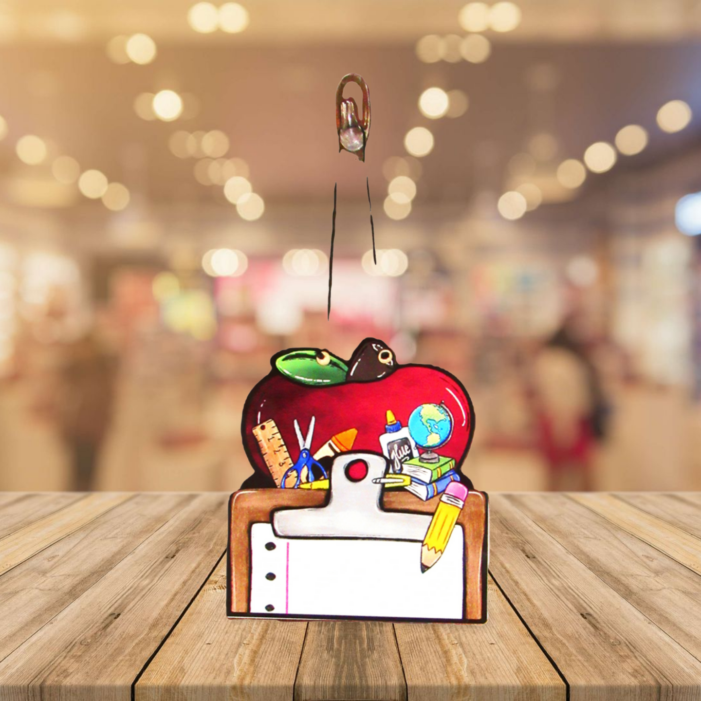 Apple with Sign Sublimated Door Hanger