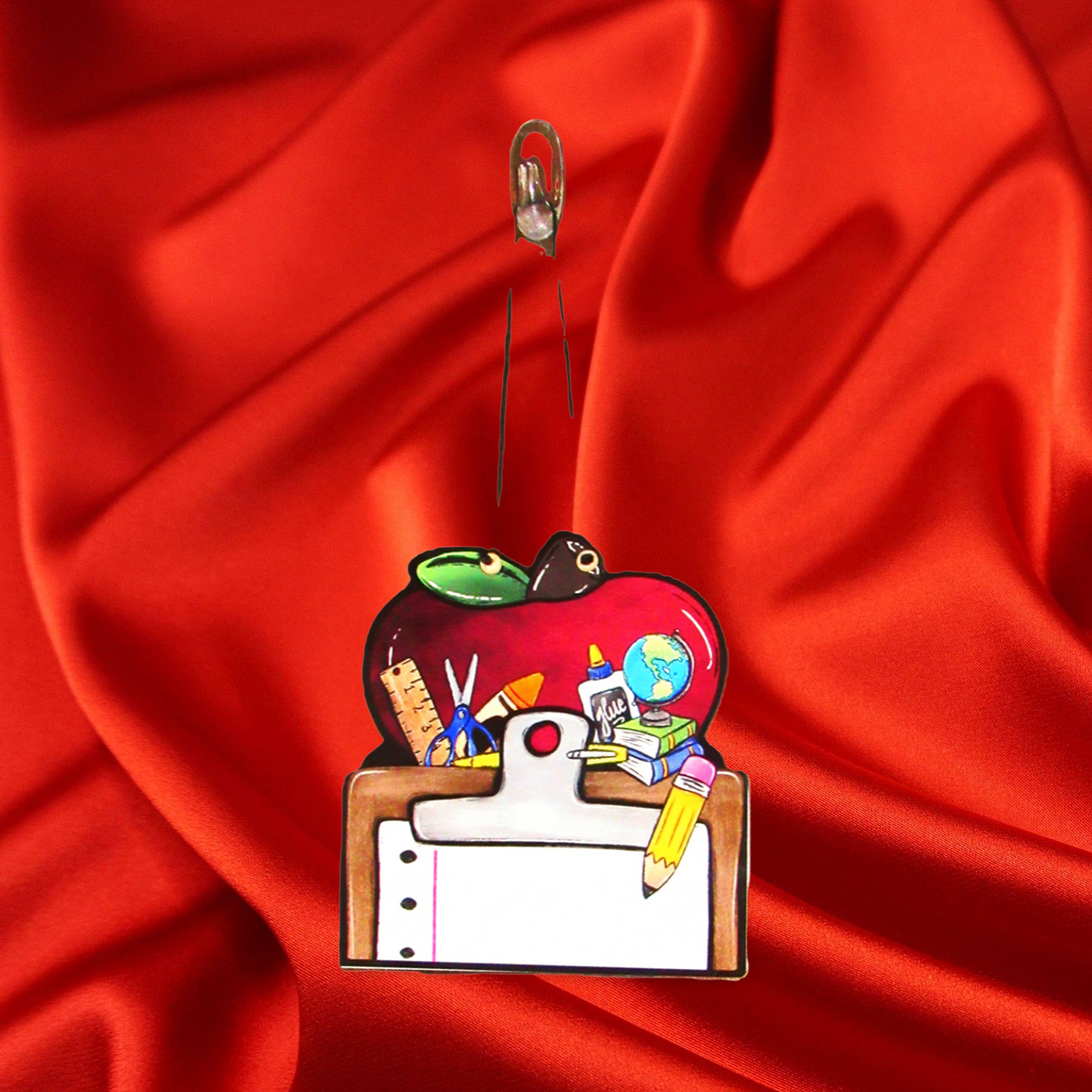 Apple with Sign Sublimated Door Hanger