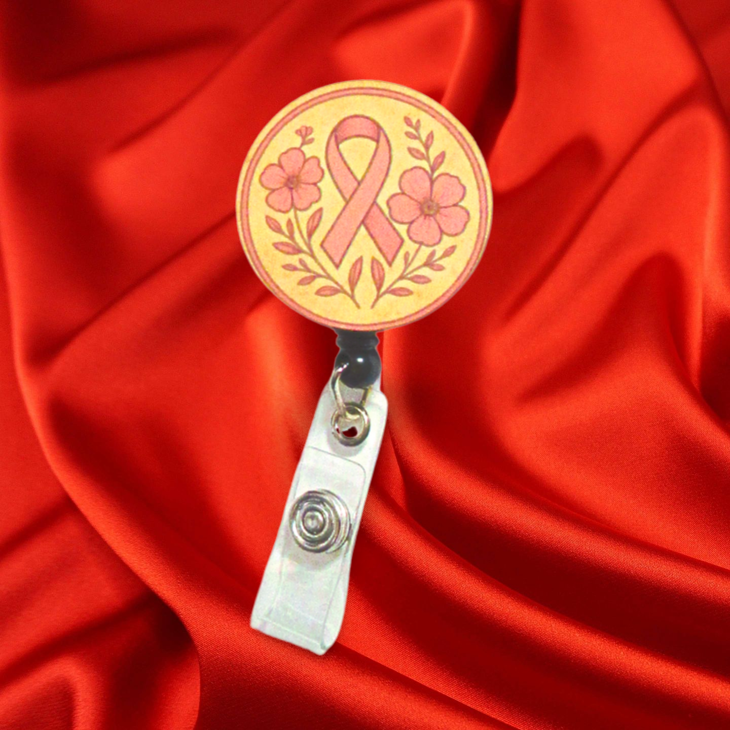 Round Shaped Sublimated Badge Reel